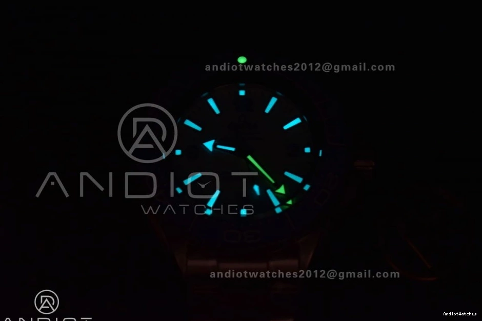 6000M Deep 1:1 Dial A Ultra TF Best Bezel Edition SS Ceramic Seamaster on Blue Rubber Strap White 1078 Black Versatile 0404